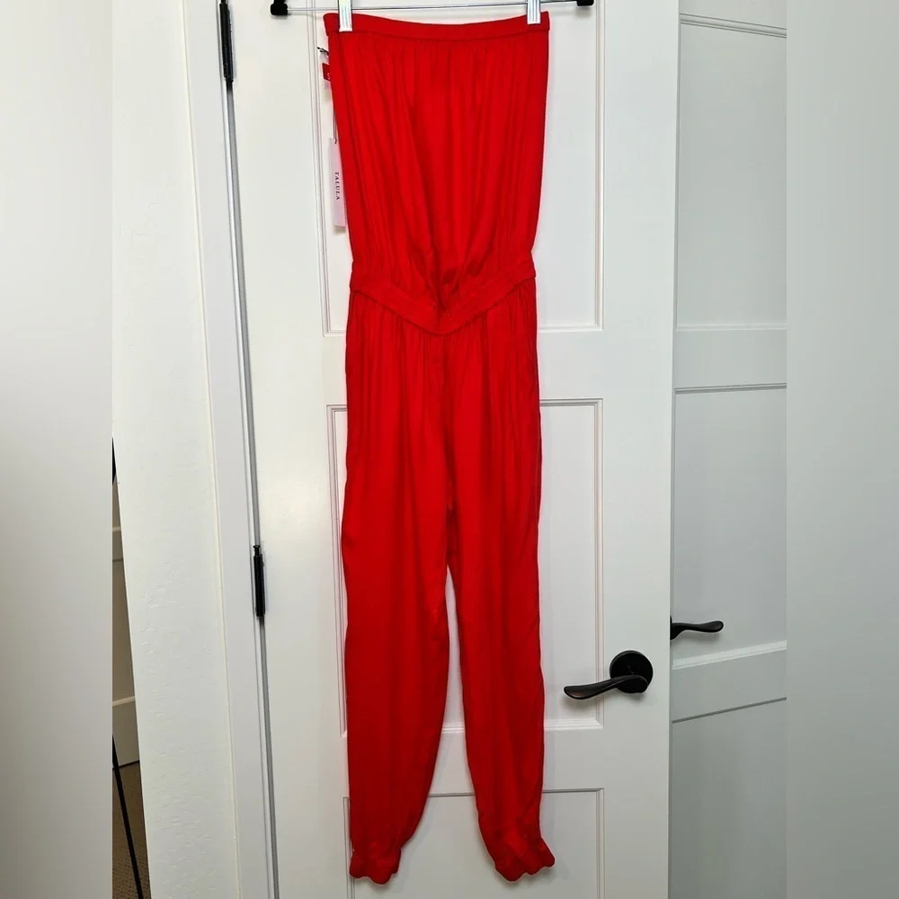 Aritzia Talula Red Tabata Romper (XS)